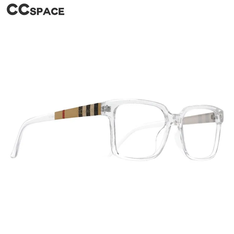 CCspace Unisex Full Rim Square Tr 90 Reading Glasses R51071