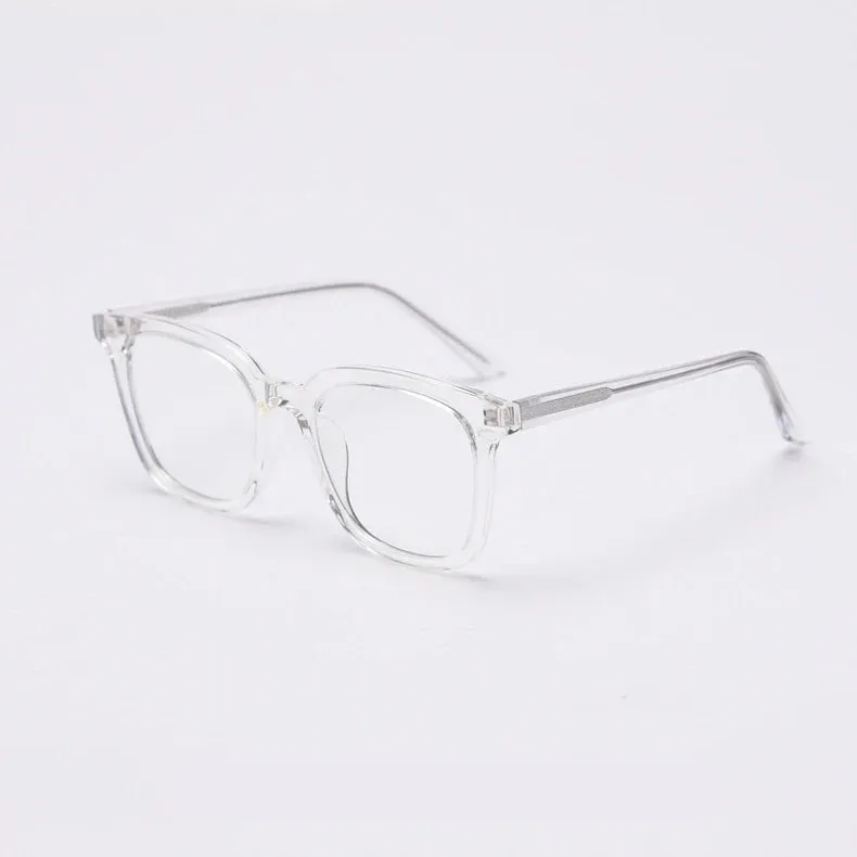 CCspace Unisex Full Rim Square Tr 90 Titanium Frame Eyeglasses 49863