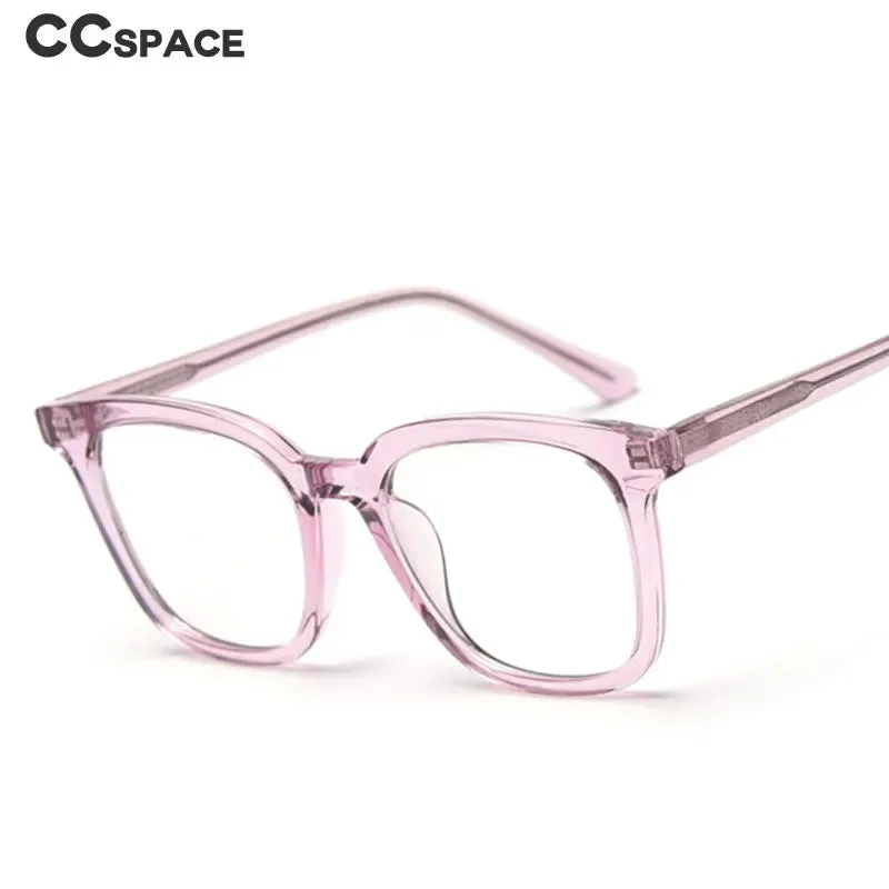 CCspace Unisex Full Rim Square Tr 90 Titanium Frame Eyeglasses 49863