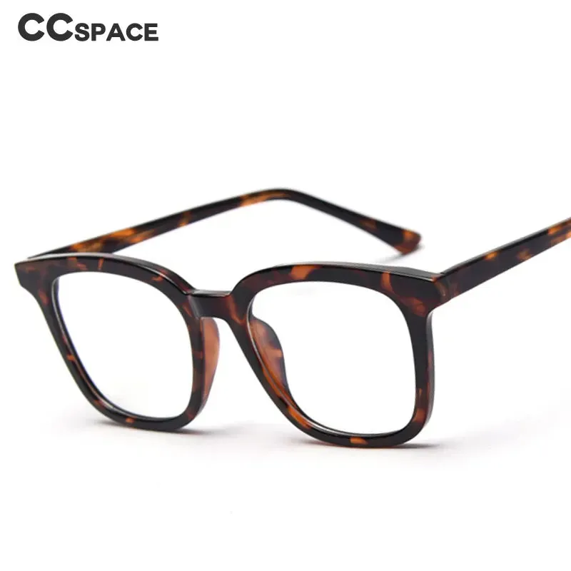 CCspace Unisex Full Rim Square Tr 90 Titanium Frame Eyeglasses 49863