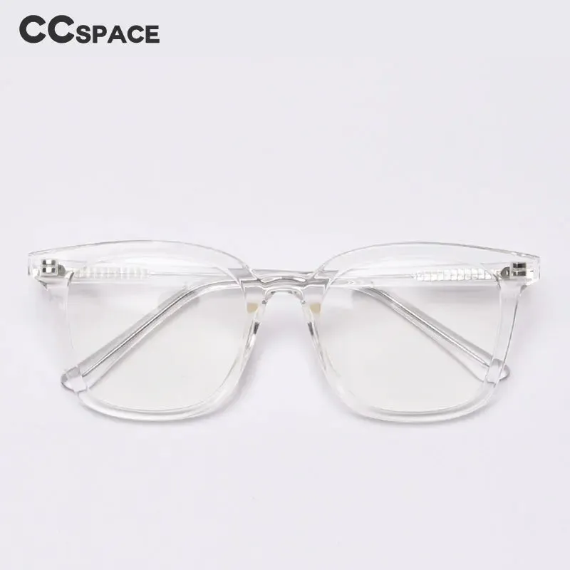 CCspace Unisex Full Rim Square Tr 90 Titanium Frame Eyeglasses 49863