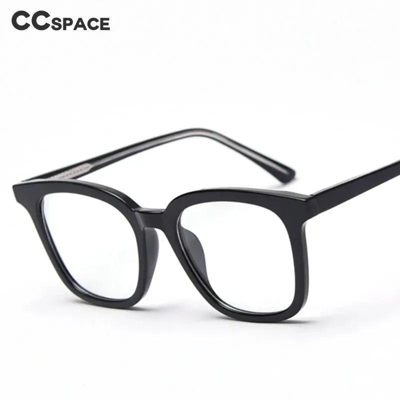 CCspace Unisex Full Rim Square Tr 90 Titanium Frame Eyeglasses 49863