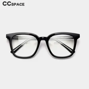 CCspace Unisex Full Rim Square Tr 90 Titanium Frame Eyeglasses 49863