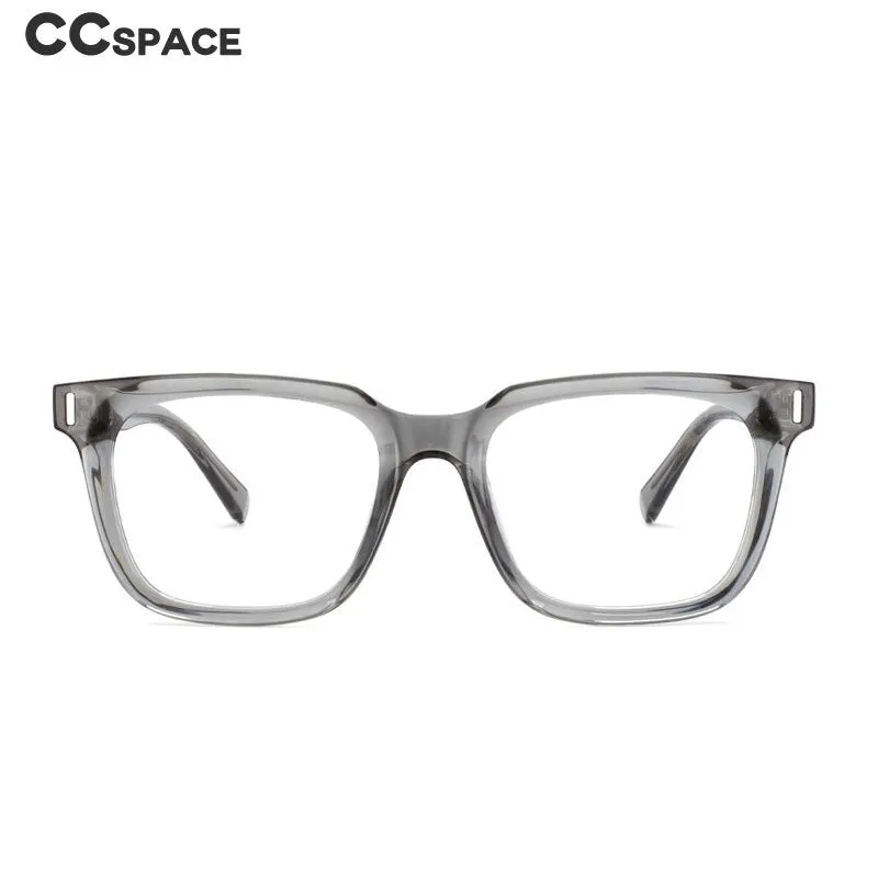 CCspace Unisex Full Rim Square Tr 90 Titanium Frame Eyeglasses 53829