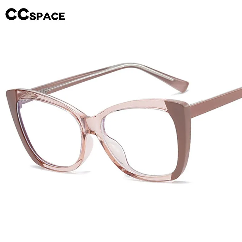 CCspace Women's Full Rim Butterfly Tr 90 Eyeglasses 53356