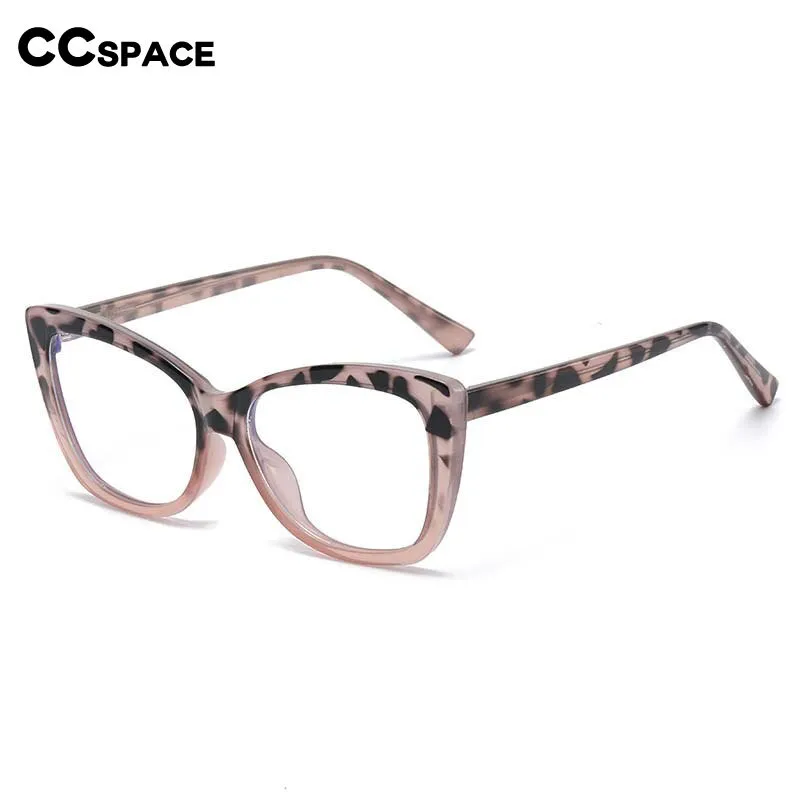 CCspace Women's Full Rim Butterfly Tr 90 Eyeglasses 53356