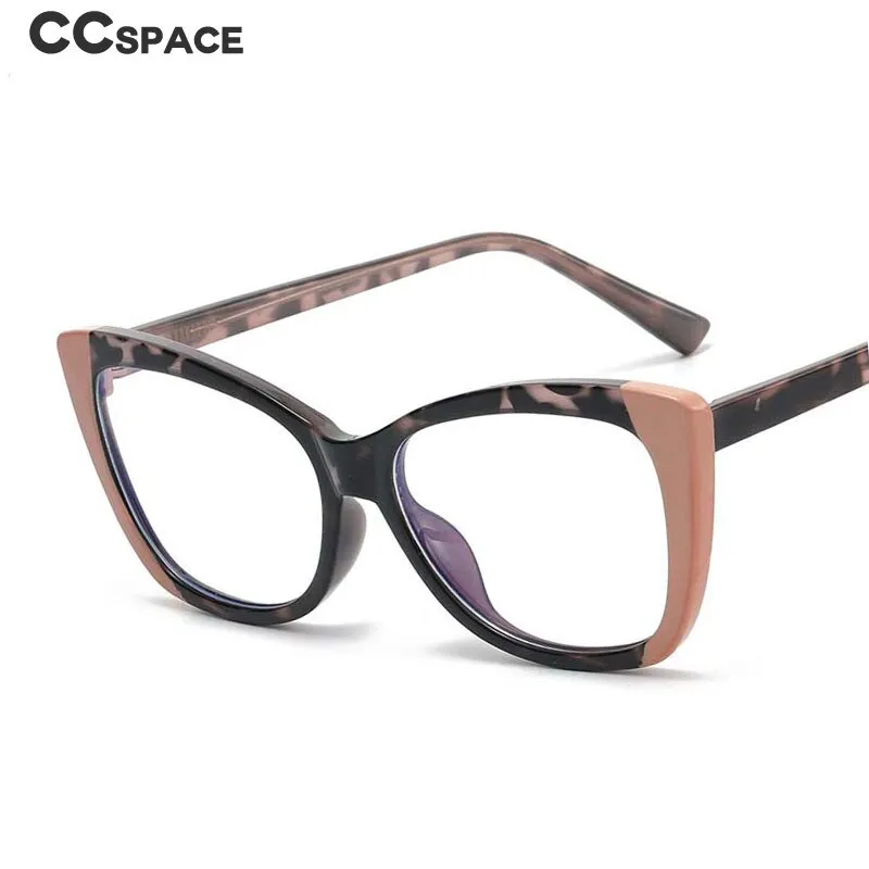 CCspace Women's Full Rim Butterfly Tr 90 Eyeglasses 53356