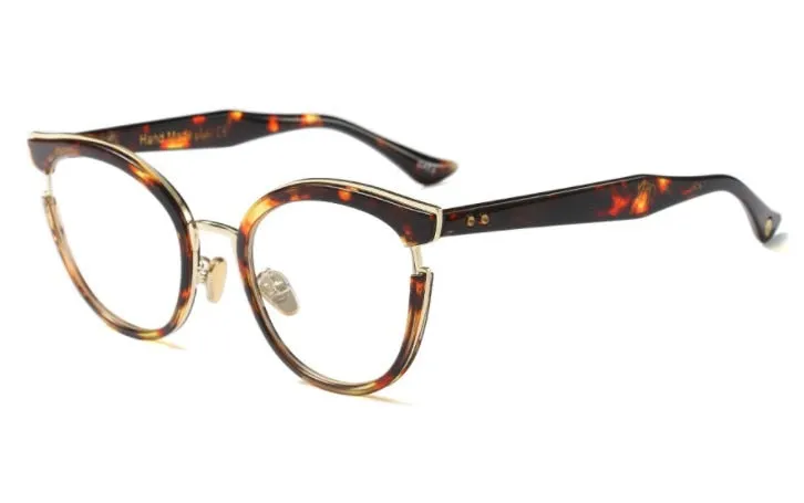 CCspace Women's Full Rim Cat Eye Alloy Frame Eyeglasses 45376