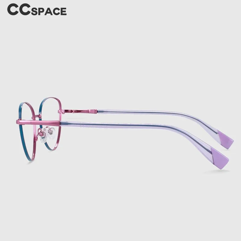 CCspace Women's Full Rim Cat Eye Alloy Frame Eyeglasses 53997