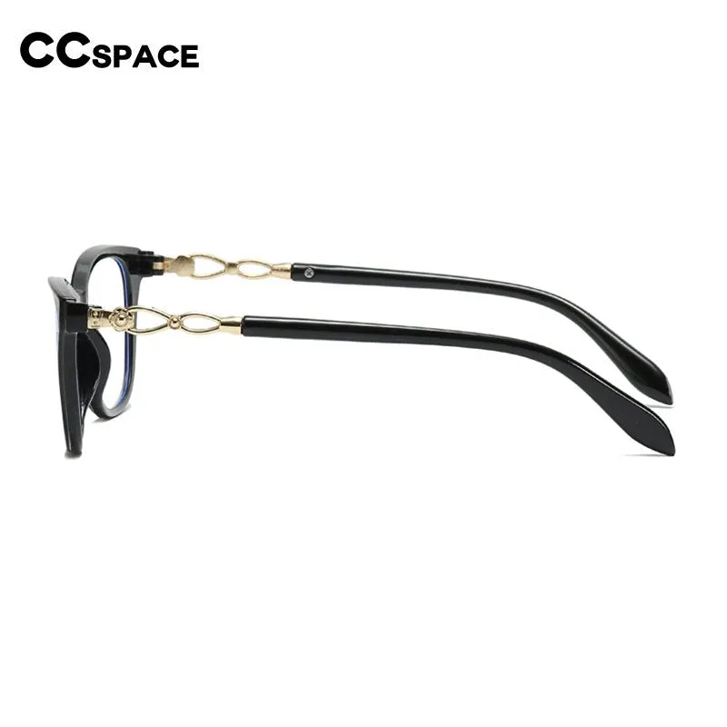 CCspace Women's Full Rim Square Acetate Hyperopic Reading Glasses 56156