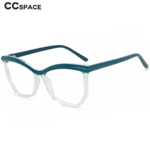 CCspace Women's Full Rim Square Cat Eye Tr 90 Eyeglasses 55998