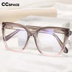 CCspace Women's Full Rim Square Cat Eye Tr 90 Titanium Eyeglasses 54824