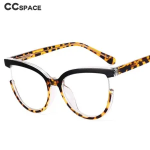 CCspace Women's Full Rim Square Cat Eye Tr 90 Titanium Eyeglasses 54964