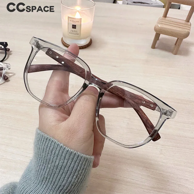 CCspace Women's Full Rim Square Tr 90 Titanium Eyeglasses 54555