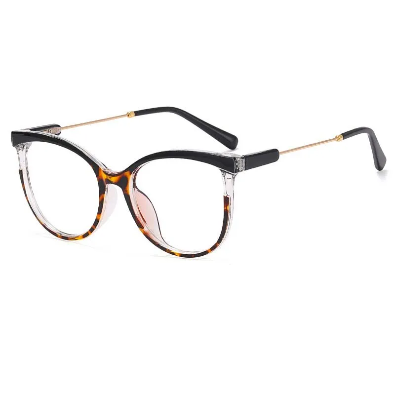 CCspace Women's Full Rim Square Tr 90 Titanium Eyeglasses 55223