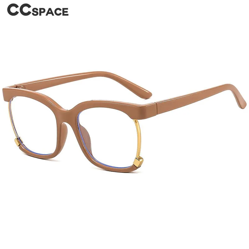 CCspace Women's Semi Rim Square Tr 90  Eyeglasses 53315