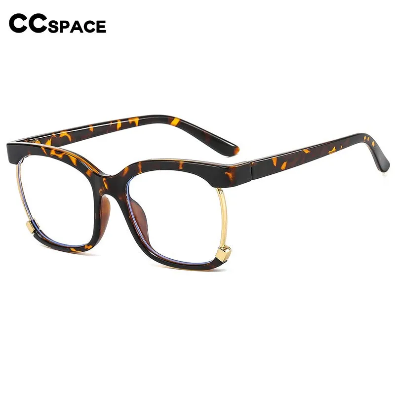 CCspace Women's Semi Rim Square Tr 90  Eyeglasses 53315