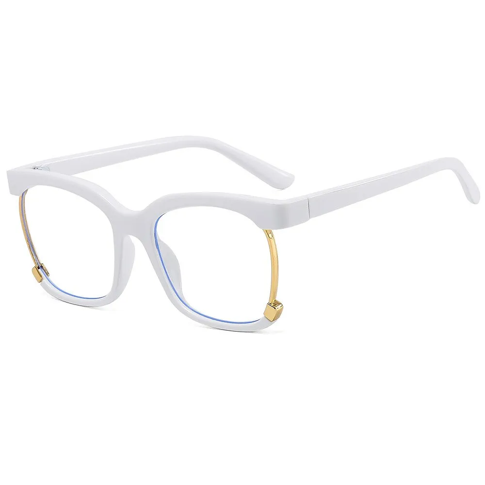 CCspace Women's Semi Rim Square Tr 90  Eyeglasses 53315