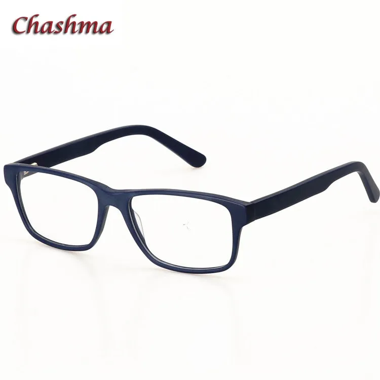 Chashma Ochki Unisex Full Rim Square Acetate Eyeglasses 1603