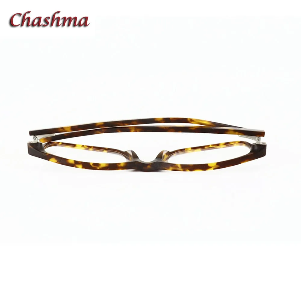 Chashma Ochki Unisex Full Rim Square Acetate Eyeglasses 1603