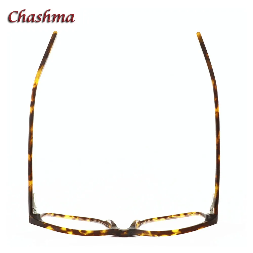 Chashma Ochki Unisex Full Rim Square Acetate Eyeglasses 1603