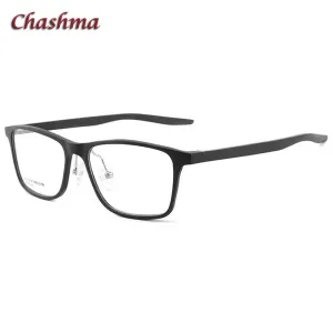 Chashma Ochki Unisex Full Rim Square Aluminum Magnesium Sport Eyeglasses 9008