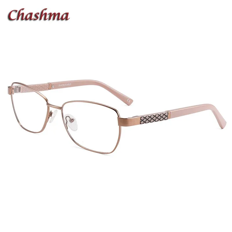 Chashma Ochki Women's Full Rim Square Acetate Alloy Eyeglasses 7010