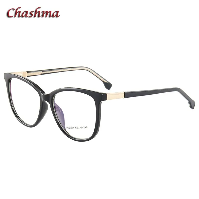 Chashma Ochki Women's Full Rim Square Tr90 Titanium Eyeglasses 87004