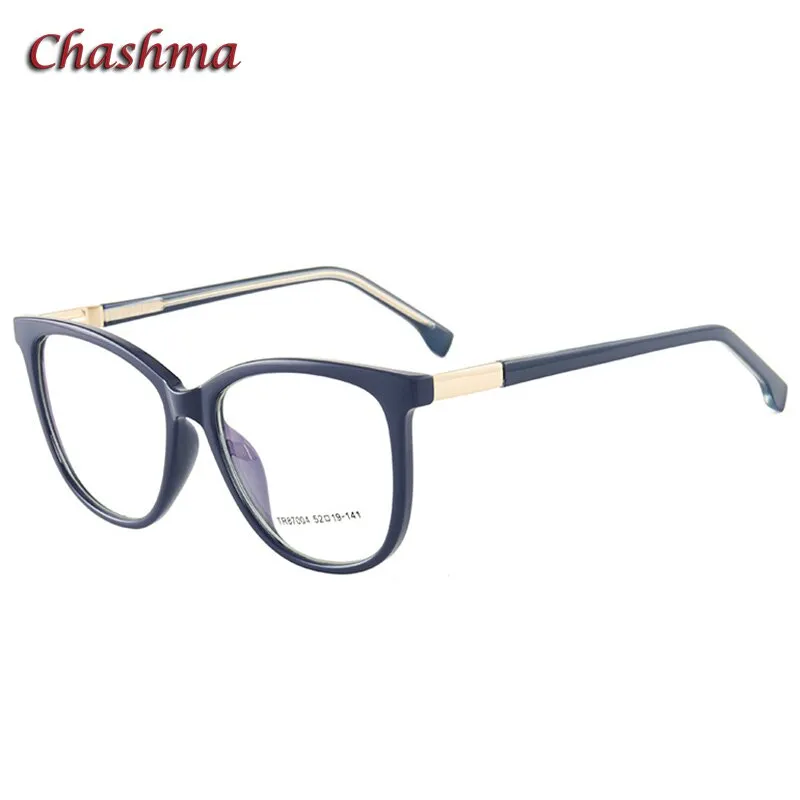 Chashma Ochki Women's Full Rim Square Tr90 Titanium Eyeglasses 87004