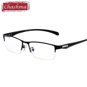 Chashma Ottica Men's Semi/Full Rim Square Alloy Eyeglasses 66071/66085