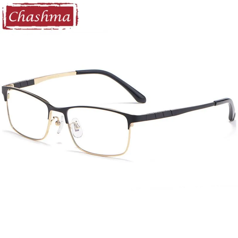 Chashma Ottica Unisex Full Rim Square Titanium Eyeglasses 0137