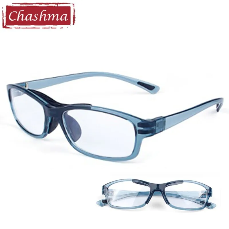 Chashma Ottica Unisex Full Rim Square Tr 90 Titanim Sport Goggle Eyeglasses 010