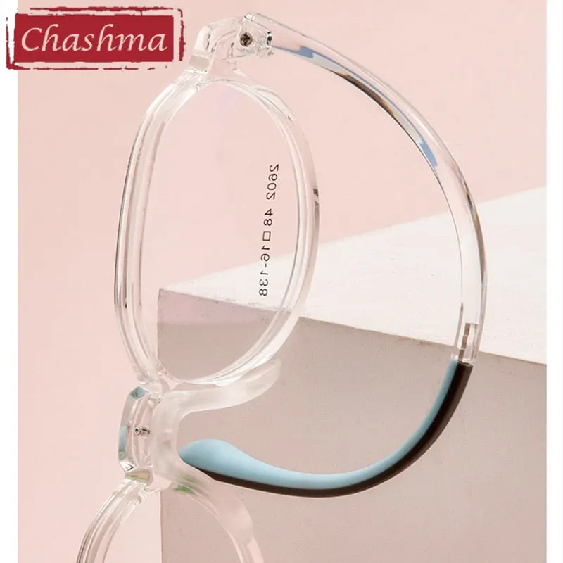 Chashma Unisex Children's Full Rim Round Tr 90 Titanium Eyeglasses 2602