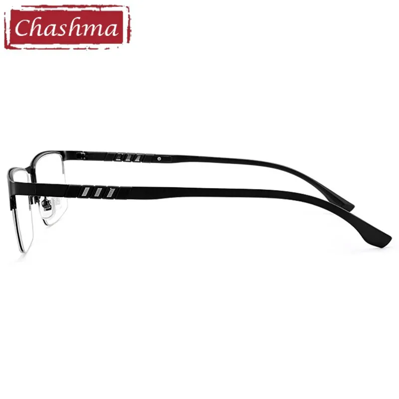 Chashma Unisex Semi Rim Stainless Steel Frame Eyeglasses