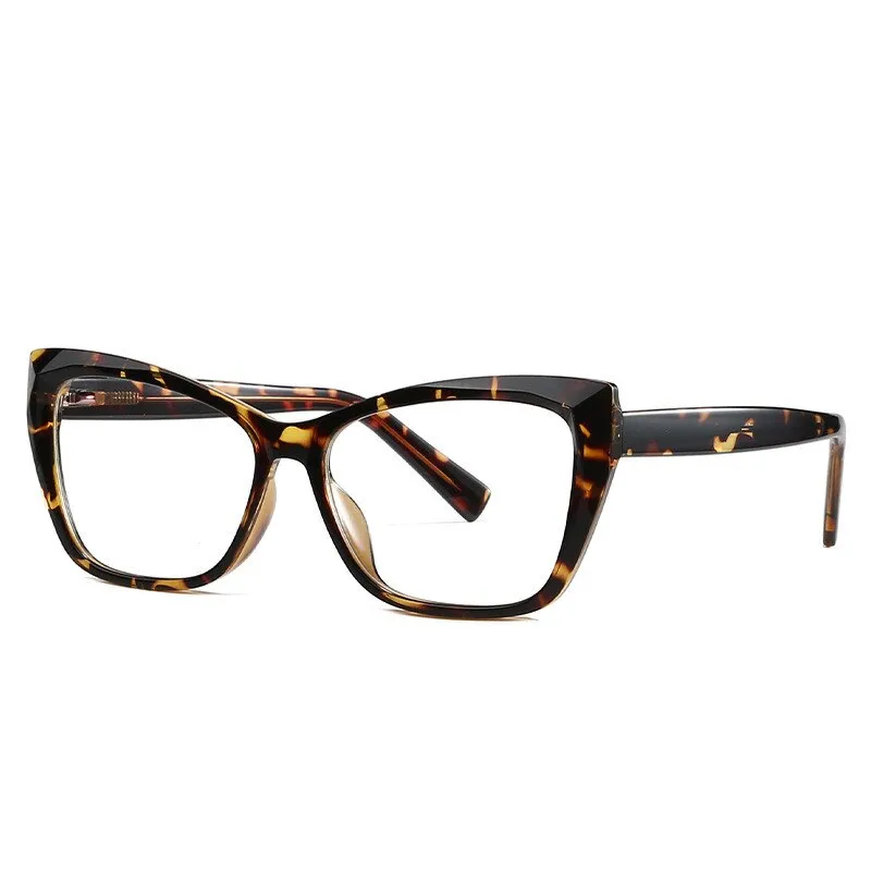 Chashma Women's Full Rim Cat Eye Alloy Acetate Eyeglasses 2002