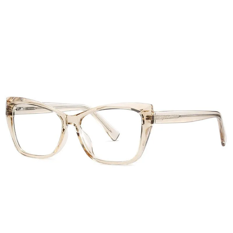 Chashma Women's Full Rim Cat Eye Alloy Acetate Eyeglasses 2002