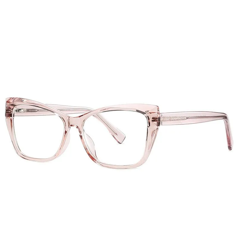 Chashma Women's Full Rim Cat Eye Alloy Acetate Eyeglasses 2002