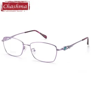 Chashma Women's Full Rim Square Titanium 9100