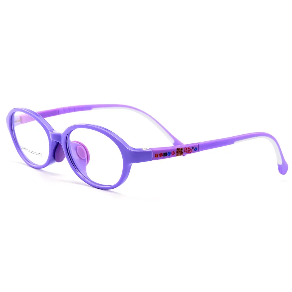 Children's Eyeglasses Ultra-light Flexible TR90 Silica Gel Frame Cx68013