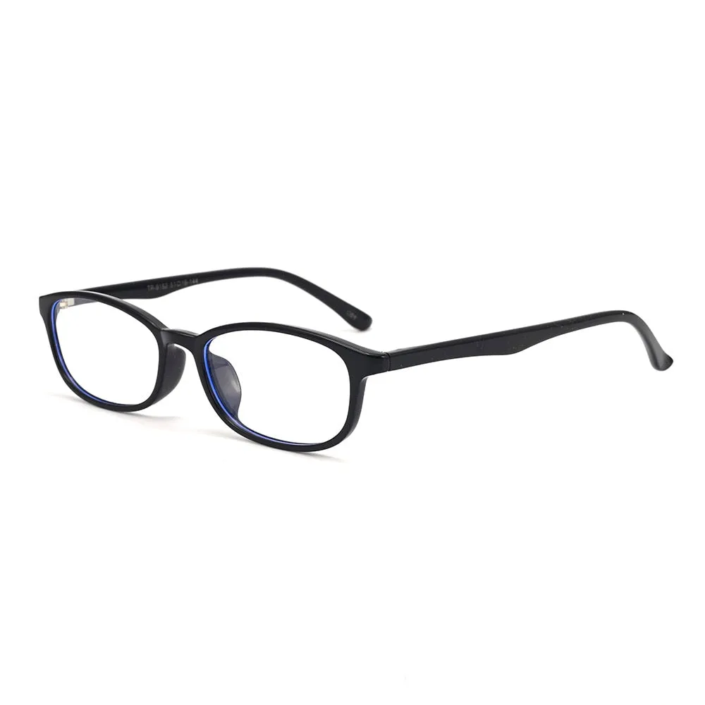 Cubojue Unisex Full Rim Rectangle Tr 90 Titanium Presbyopic Reading Glasses 9152