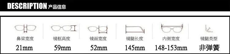 Cubojue Unisex Full Rim Thick Oversized Square Acetate Myopic Reading Glasses