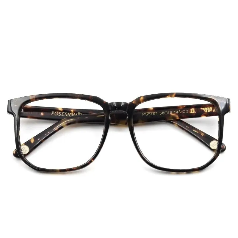 Cubojue Unisex Oversized Square Acetate Eyeglasses PS5104