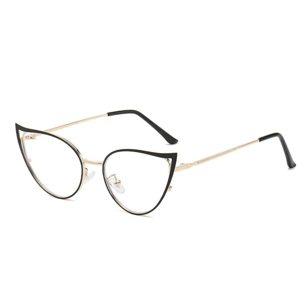 Fashion High Quality Metal Blue Light Blocking Fashion Women Computer Eyeglasses Optical Spectacle Eye Protection Glass Eyewear