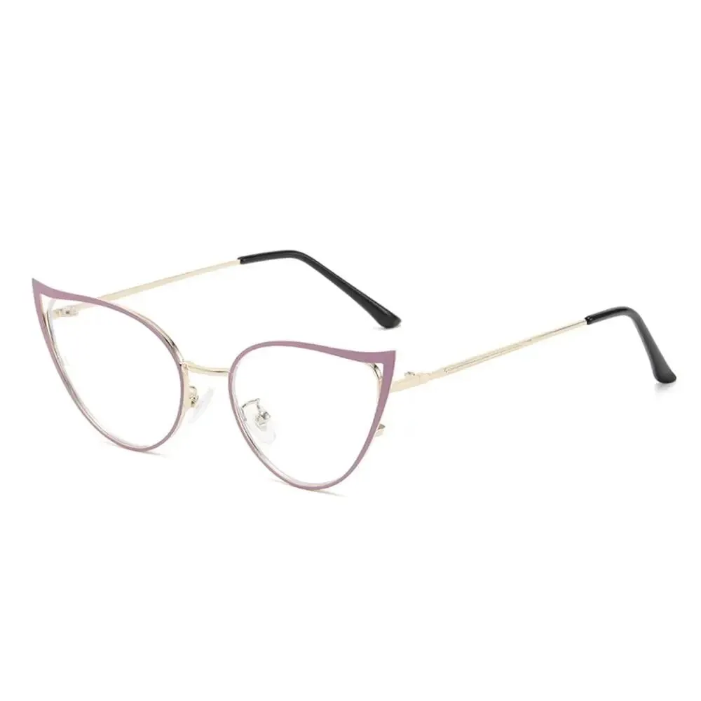 Fashion High Quality Metal Blue Light Blocking Fashion Women Computer Eyeglasses Optical Spectacle Eye Protection Glass Eyewear