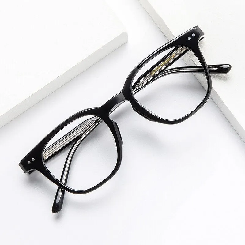 Gatenac Full Rim Square Acetate Frame Eyeglasses Gxyj645