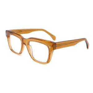 Gatenac Unisex Full Rim Square Acetate Frame Eyeglasses Gxyj798