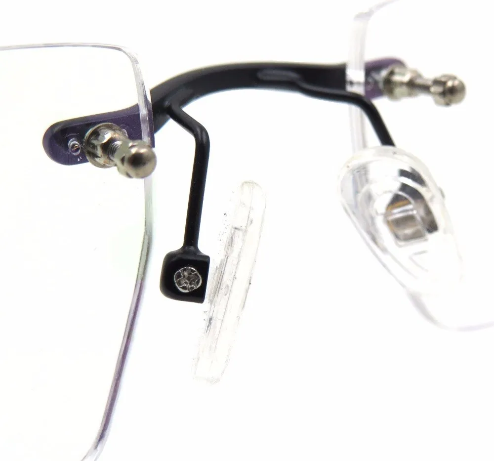 Gmei Men's Eyeglasses Titanium Alloy Rimless S8313