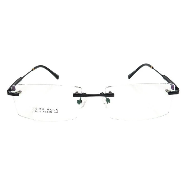 Gmei Men's Eyeglasses Titanium Alloy Rimless S8323