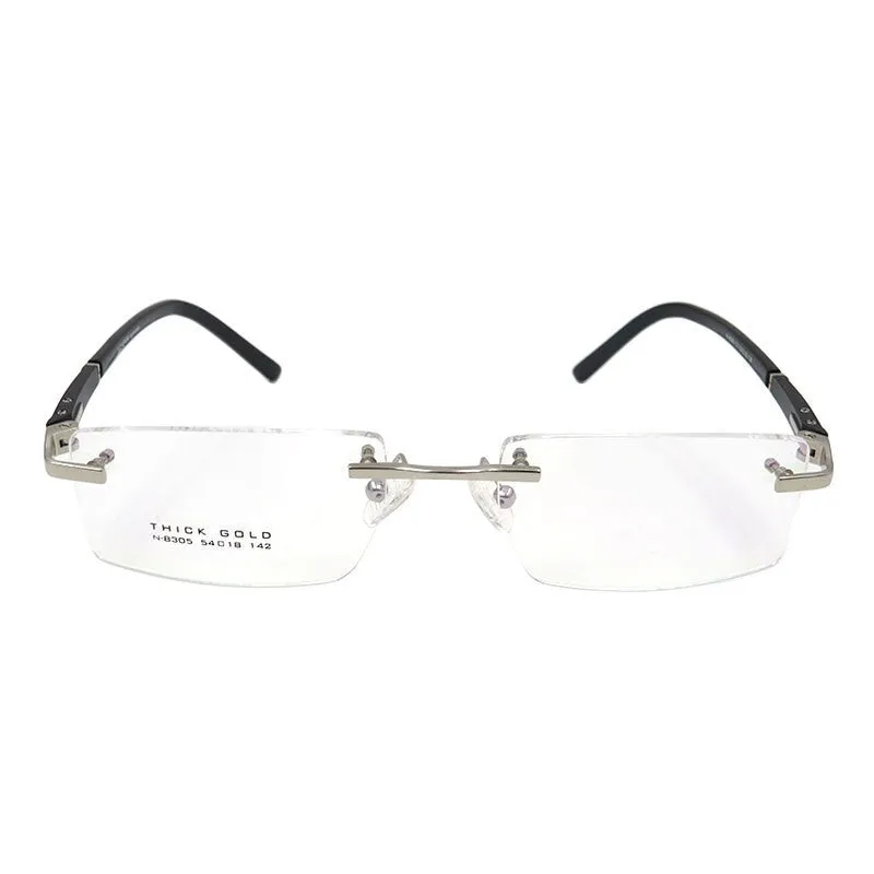 Gmei Men's Eyeglasses Titanium Alloy S8305 Rimless