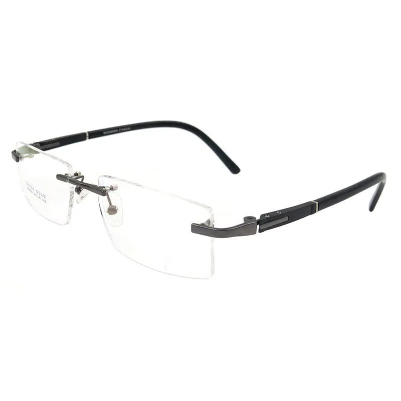 Gmei Men's Eyeglasses Titanium Alloy S8305 Rimless